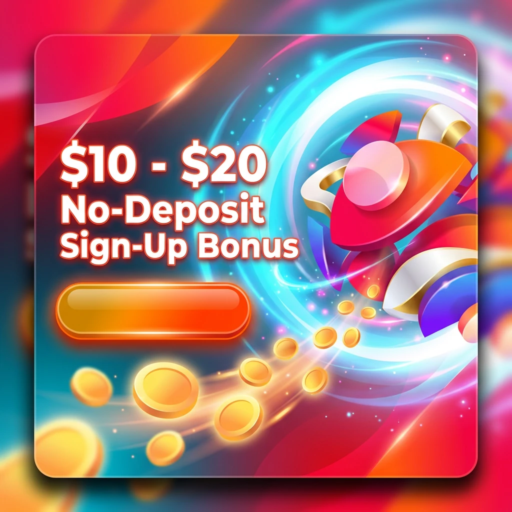 $10 - $20 No-Deposit Sign-Up Bonus